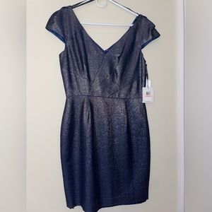 Cadet blue formal dress, new with tags